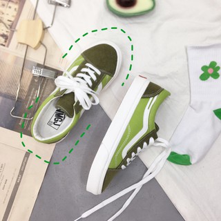 (Order) Giày màu xanh trái bơ lạ mắt - có ảnh thật