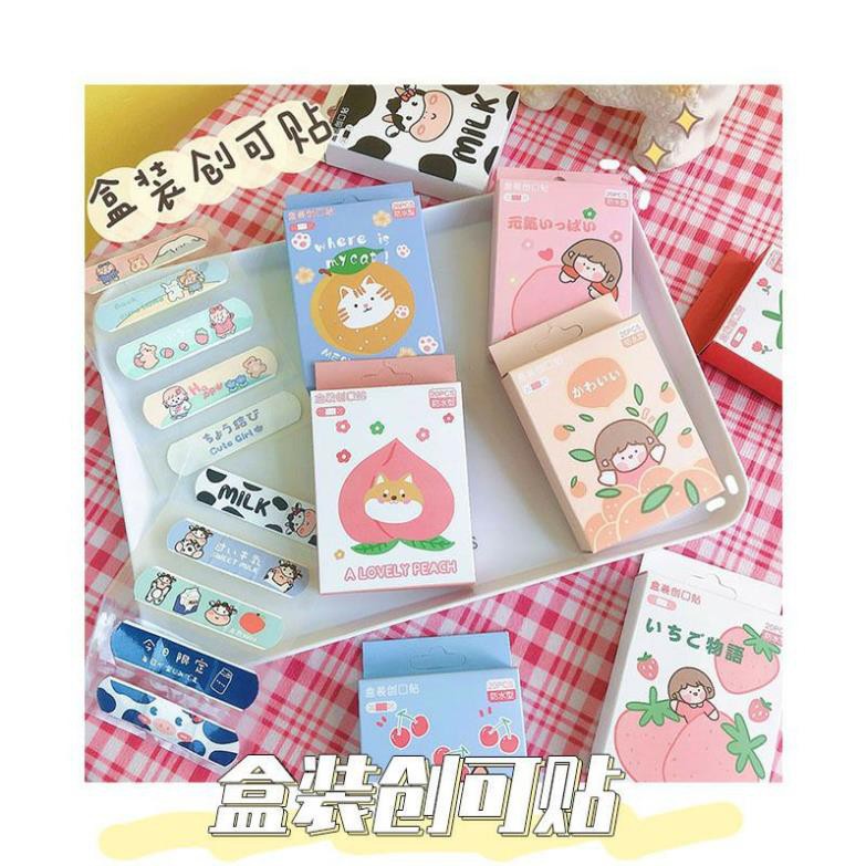 QC_Hộp 20 Miếng urgo Ago Băng Cá Nhân Hoạt hình siêu cute