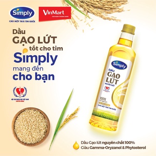 Dầu Simply - neptune light - dầu hạt cải 1 lít