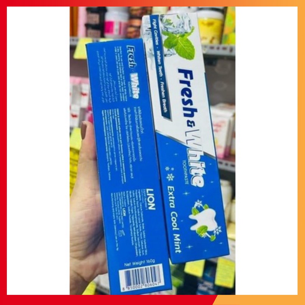 Kem Đánh Răng Fresh & White Lion 160g Thái Lan