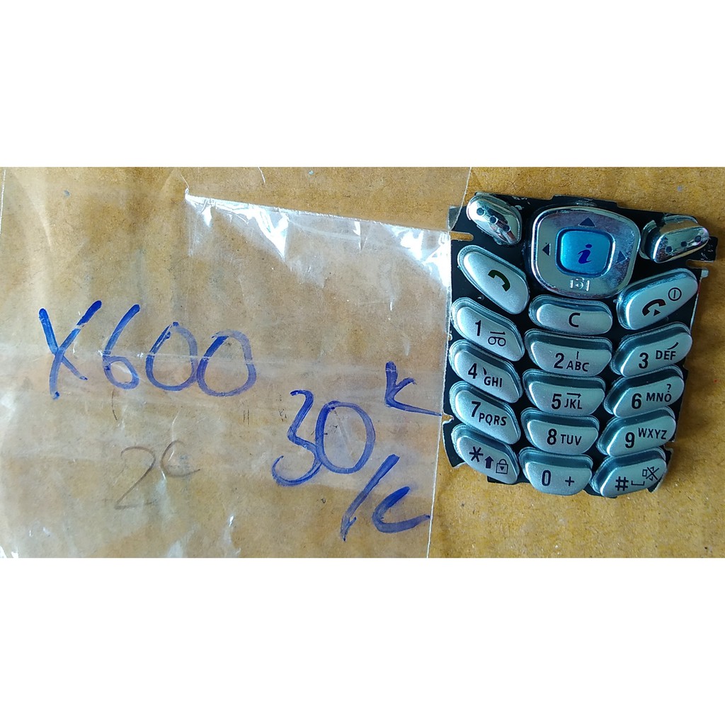 bàn phím điện thoại samsung galaxy X600