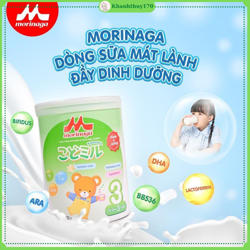 [có quà ]Sữa bột Morinaga Chilmil số 2 mẫu mới 850g