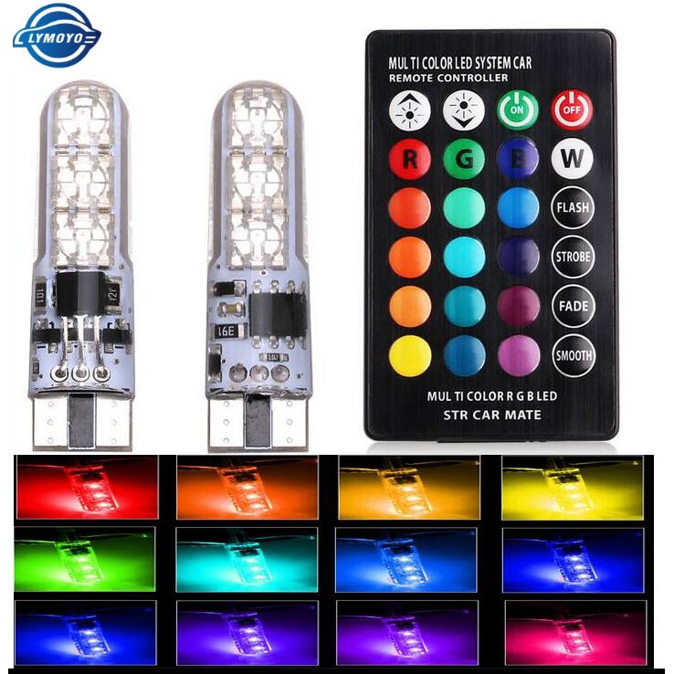 T10 LED RGB LYMOYO car light  dc12v