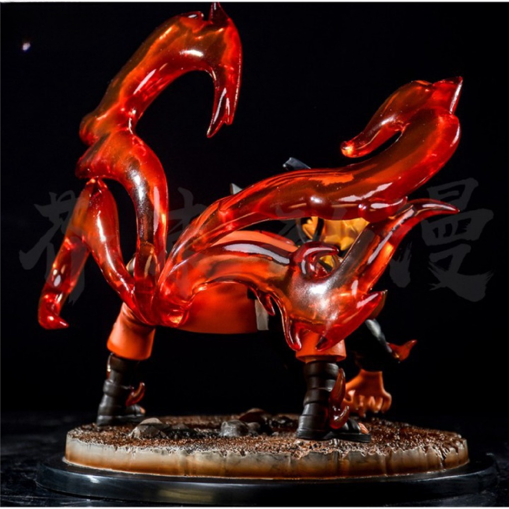 Mô hình Naruto cửu vỹ  4 đuôi siêu đẹp cao 20cm, figure anime decor trang trí cực chất, mô hình anime làm quà tặng