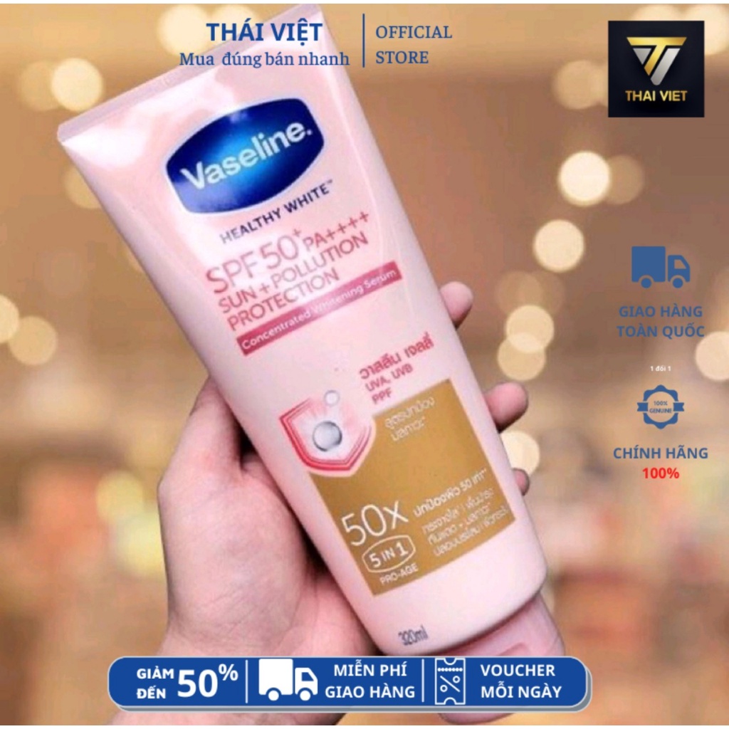 KEM DƯỠNG DA CHỐNG NẮNG VASELINE SPF 50++