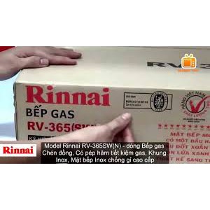 [HÀNG CHÍNH HÃNG]Bếp gas đôi Rinnai RV 365SW(N)