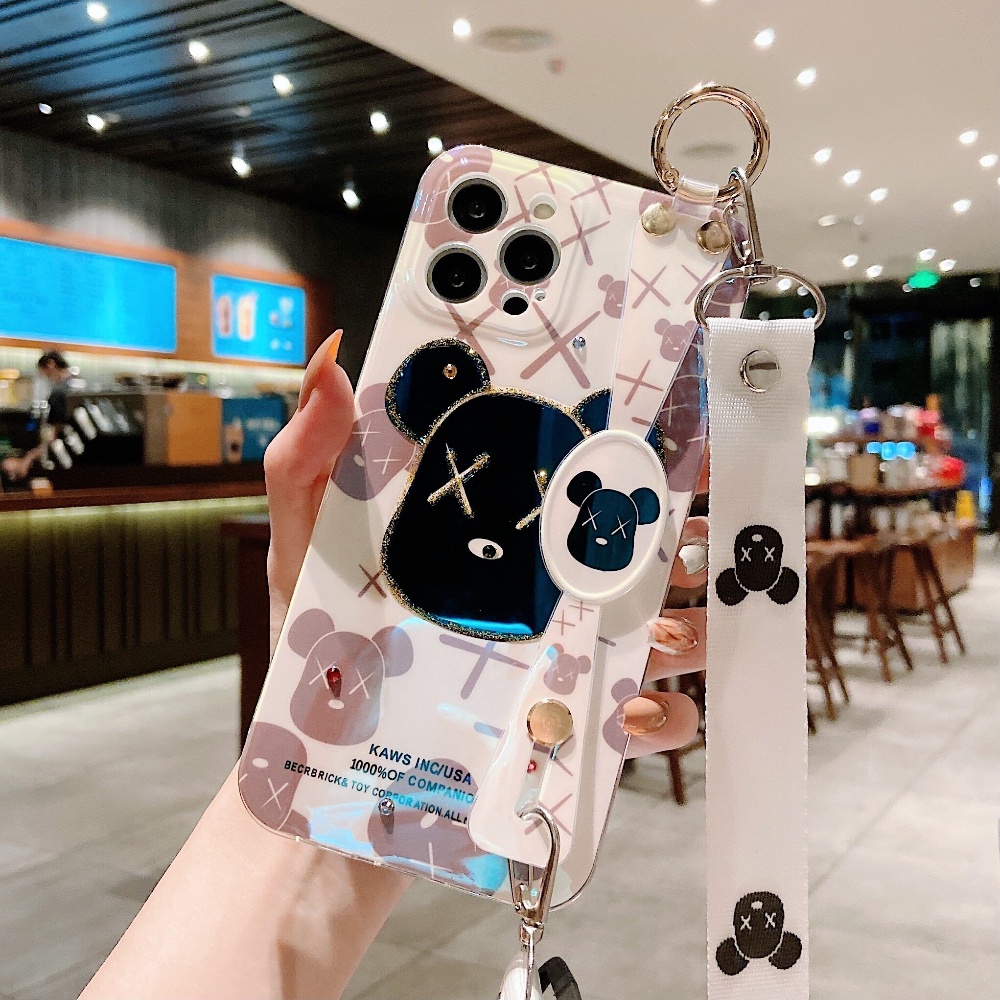 Ốp Điện Thoại Silicon Mềm Có Dây Đeo 3 Trong 1 Cho iphone 13 14 15 pro max 12mini 11pro max xsmax x xs xr 7 8 plus