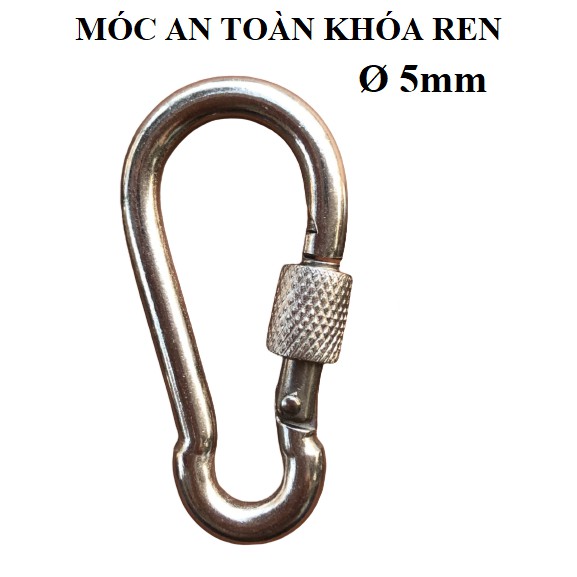 Móc xích Chốt Ren An Toàn INOX [ Ø 5mm ]