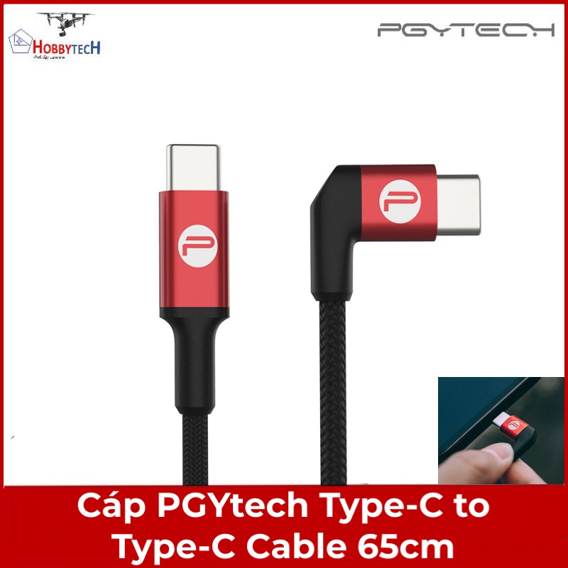 Cáp kết nối OTG – PGYtech Type C to C cable 65cm