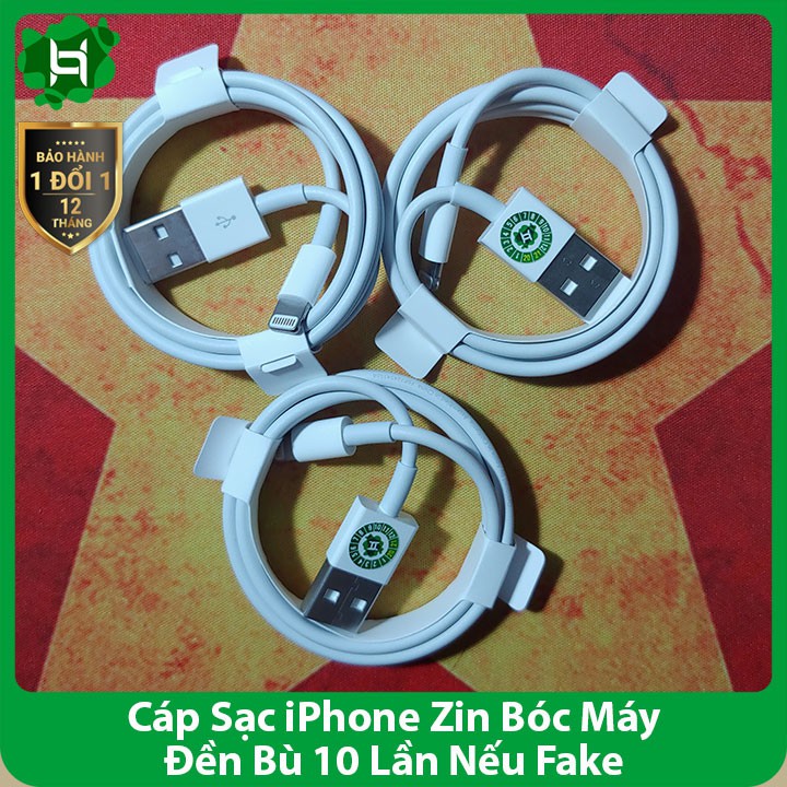 Cáp Sạc iPhone Chính Hãng Apple Lightning Bóc Máy Zin