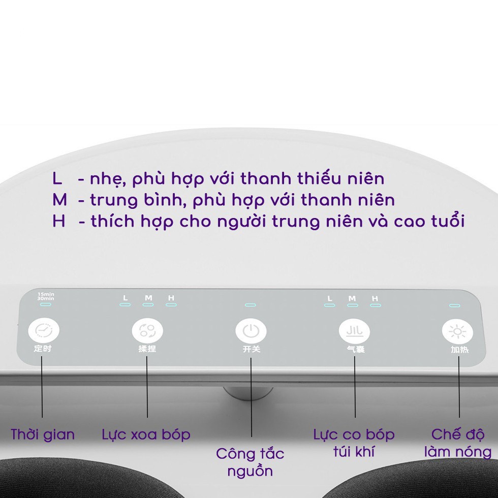 Máy massage chân Xiaomi Leravan LF-ZJ008 - Máy massage bấm huyệt Xiaomi Xgeek F3
