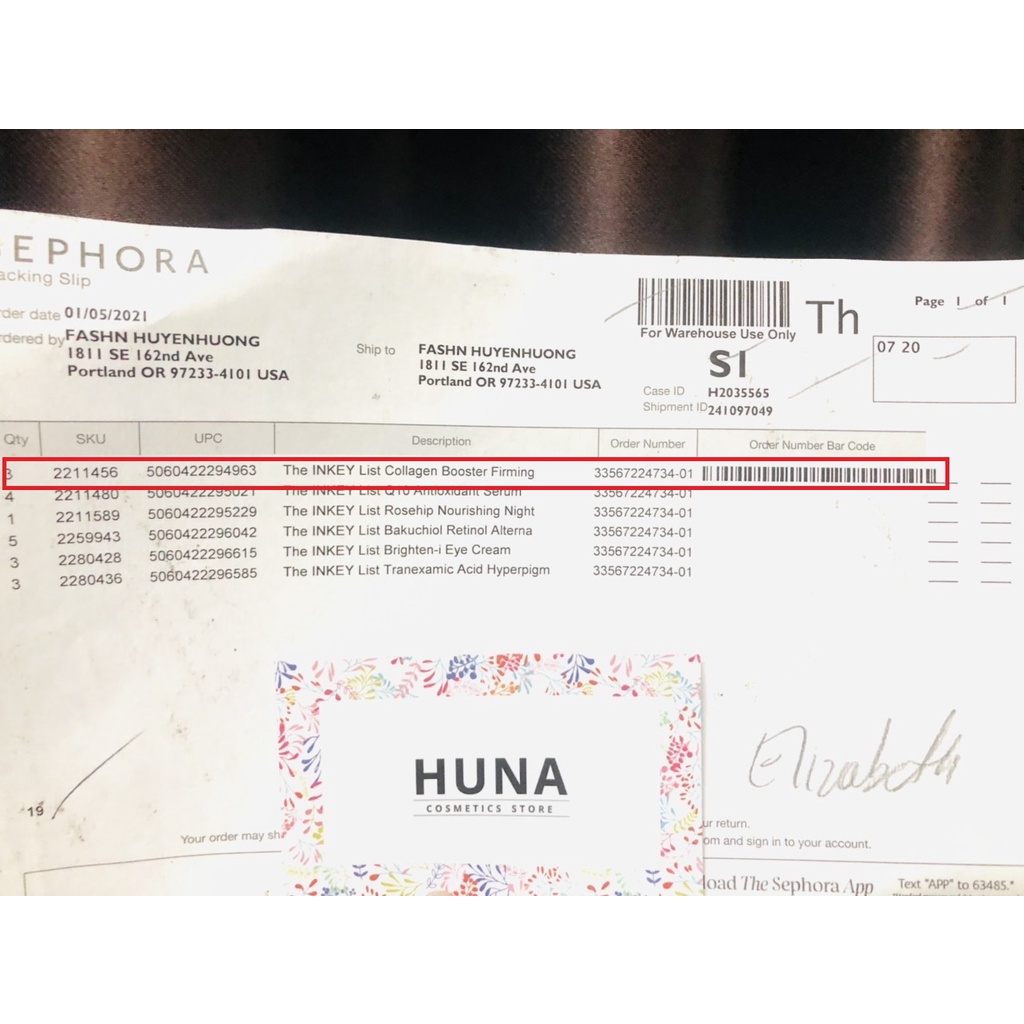 [BILL SEPHORA] SERUM CHỐNG LÃO HÓA COLLAGEN BOOSTER FIRMING PEPTIDE THE INKEY LIST