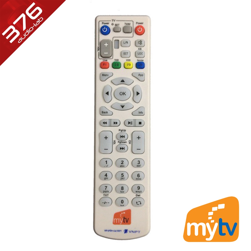 Remote điều khiển đầu thu MYTV ZTE - MY TV ZTE dùng PIN 3A