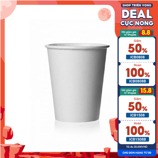 1000 cốc giấy trắng 6Oz - 180ml dùng một lần ở các bình nước công cộng, trong văn phòng| Ly giấy dùng một lần size nhỏ