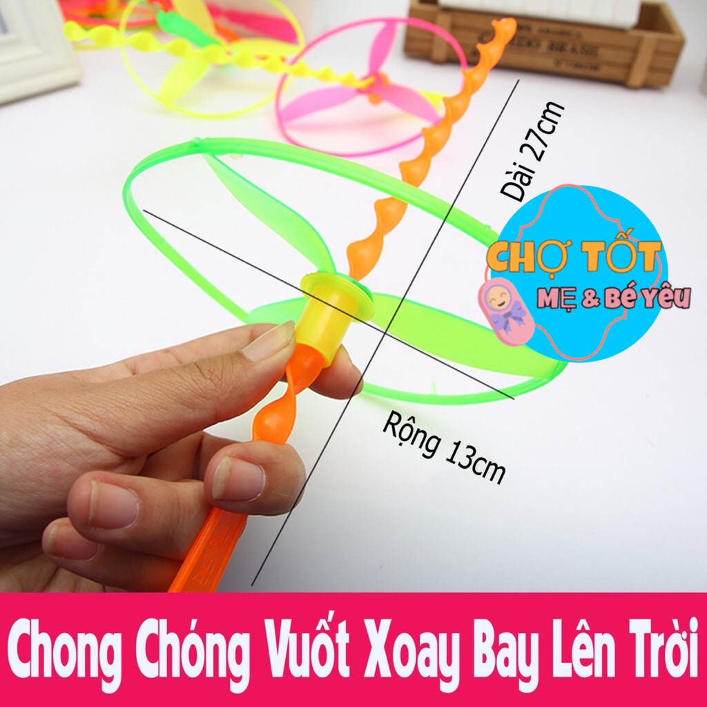 Đồ Chơi Chong Chóng Vuốt Xoay Bay Lên Trời (4 cây)