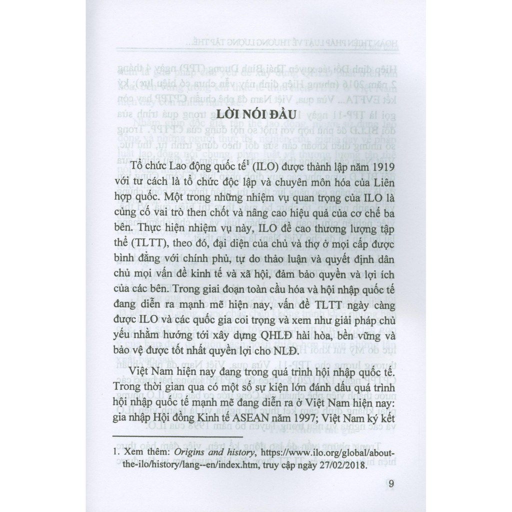 Sách - Hoàn Thiện Pháp Luật Về Thương Lượng Tập Thể Trong Bối Cảnh Hội Nhập Ở Việt Nam Hiện Nay | BigBuy360 - bigbuy360.vn