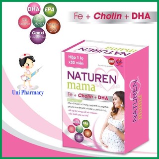 NATUREN MAMA_Bổ sung DHA,Vitamin và khoáng chất cho phụ nữ dự định mang thai và cho con bú