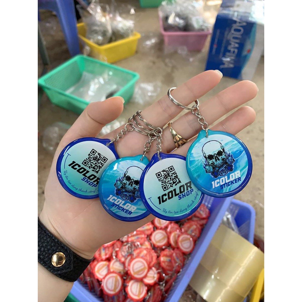 Móc khóa icolor Quà tặng kèm đơn hàng