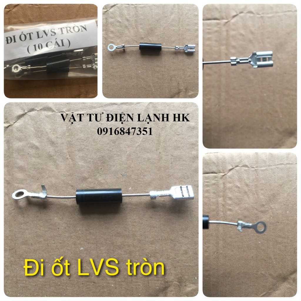 D1 Đi ốt tiếp âm Lò vi sóng đơn tròn CL01-12 DIOT LVS. DIODE - đi ốt LVS. tròn 8 1