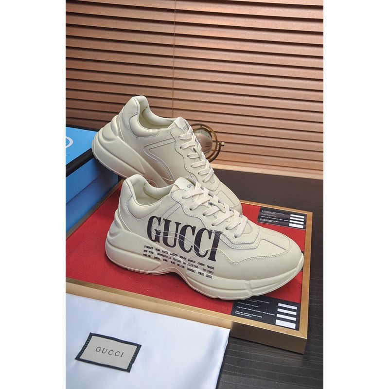 Giày sneaker thời trang nam nữ da thật mẫu mới nhất 2021 Gucci = GC thiết kế siêu xinh.