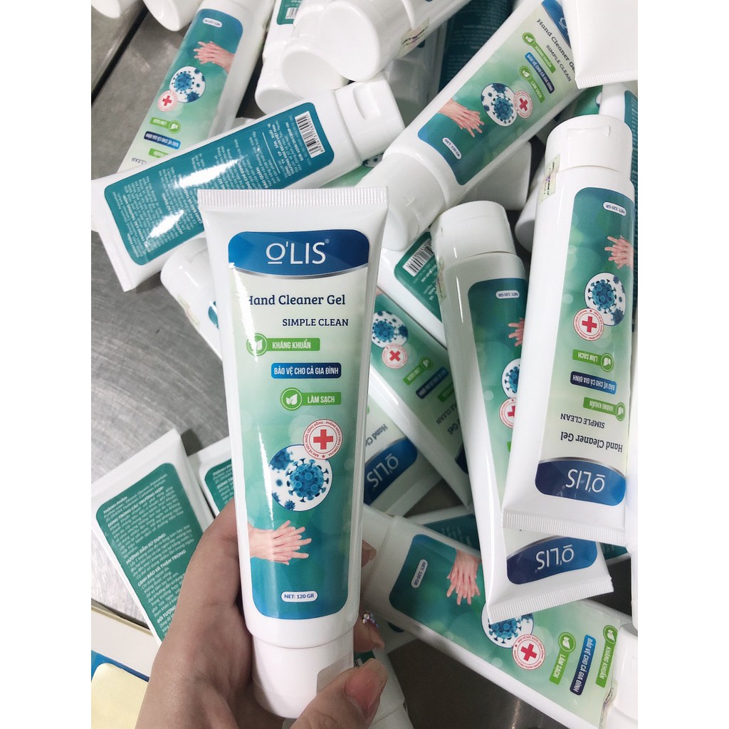[Giá sỉ] Gel rửa tay khô kháng khuẩn O'LIS 120gr - Đầy đủ công bố