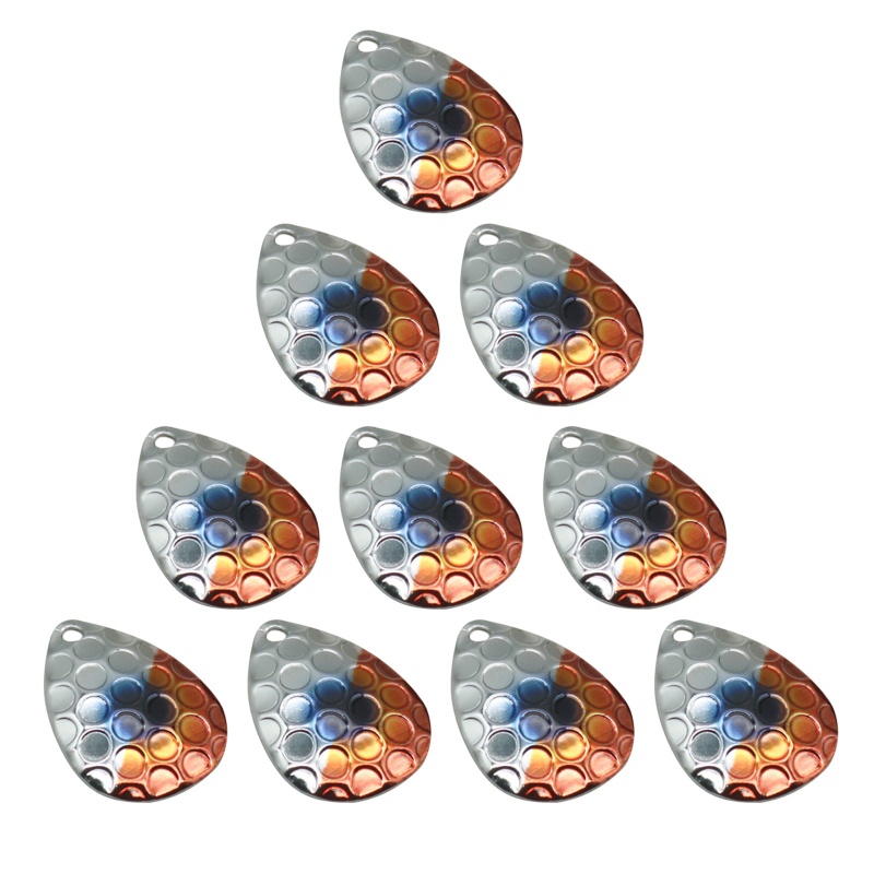 QQ Set 10 Mồi Câu Cá Giả Cứng Chống Ồn Nhiều Màu Sắc DIY