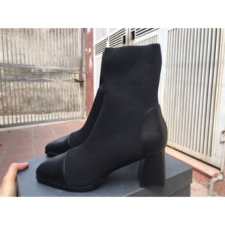 boot len phối da 5cm sale 600k=>450k