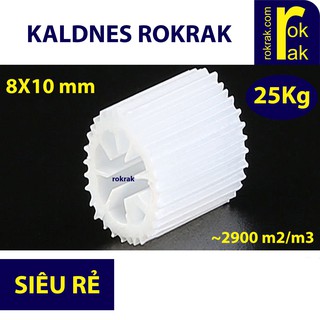Hạt lọc Kaldnes Micro bao 25Kg bề mặt tiếp xúc thực tế cao hơn