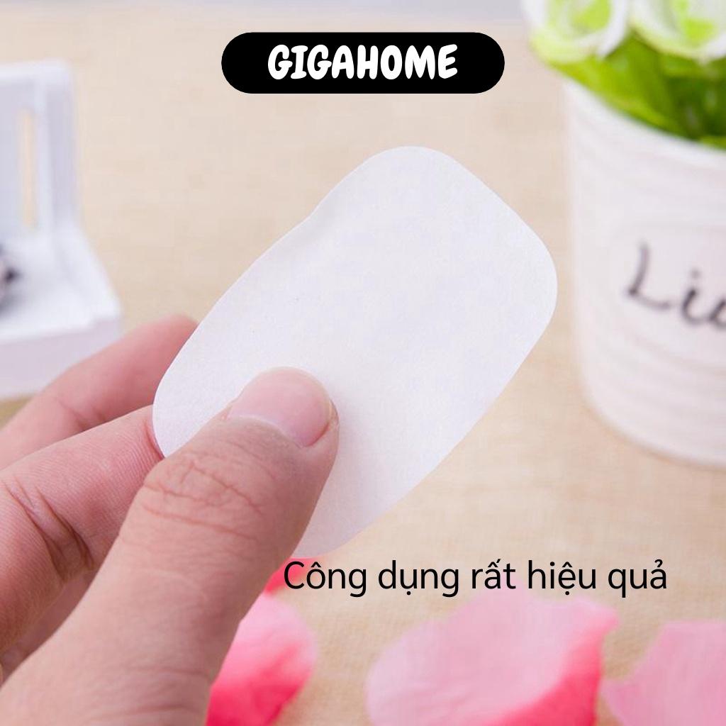 Xà Phòng Giấy GIGAHOME Hộp Xà Bông Khô Rửa Tay, Nhỏ Gọn Đem Đi Du Lịch 6441