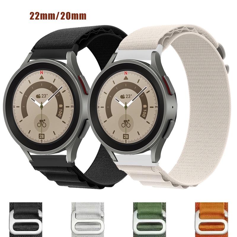 Dây Đeo Cho Đồng Hồ Thông Minh Samsung Galaxy Watch 5 Pro 45mm / 3 / active 2 / s3 22 / 20mm Galaxy 4 / 5 / Classic 44mm 40mm 42mm 46mm