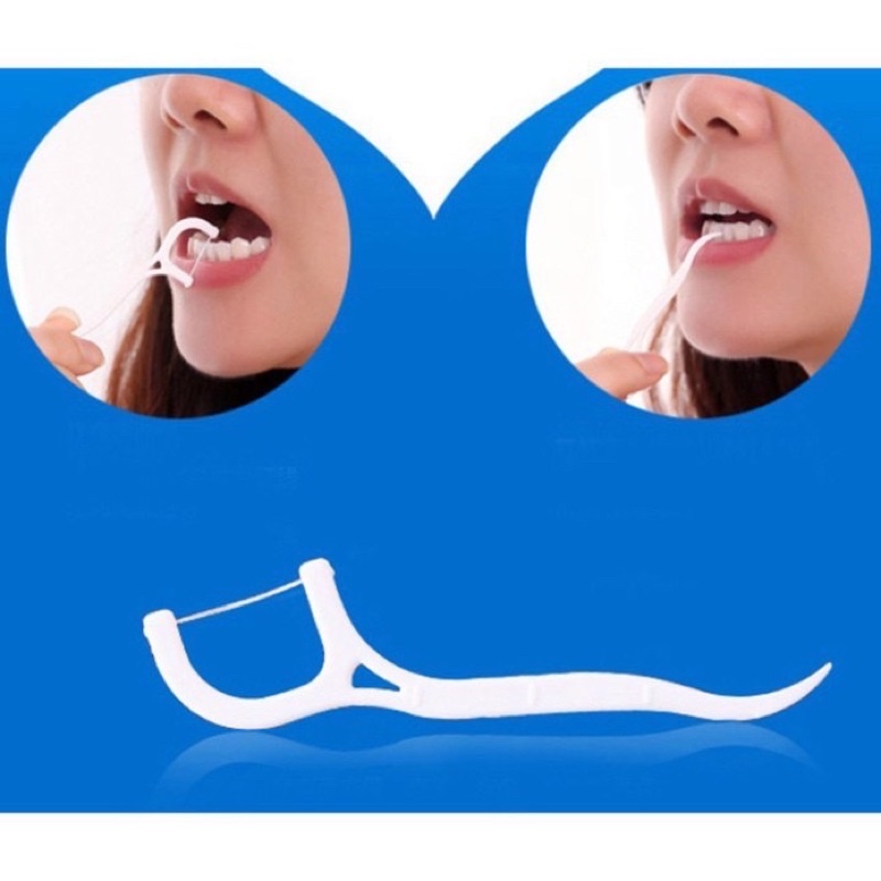 Hộp Tăm Chỉ Xỉa Răng Nha Khoa Cho Răng Trắng Sạch