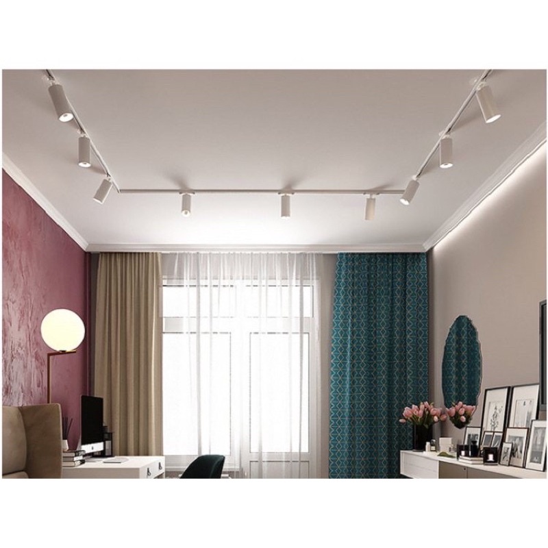 Đèn rọi tranh rọi ray shop quần áo loại tốt, đèn ray 7w