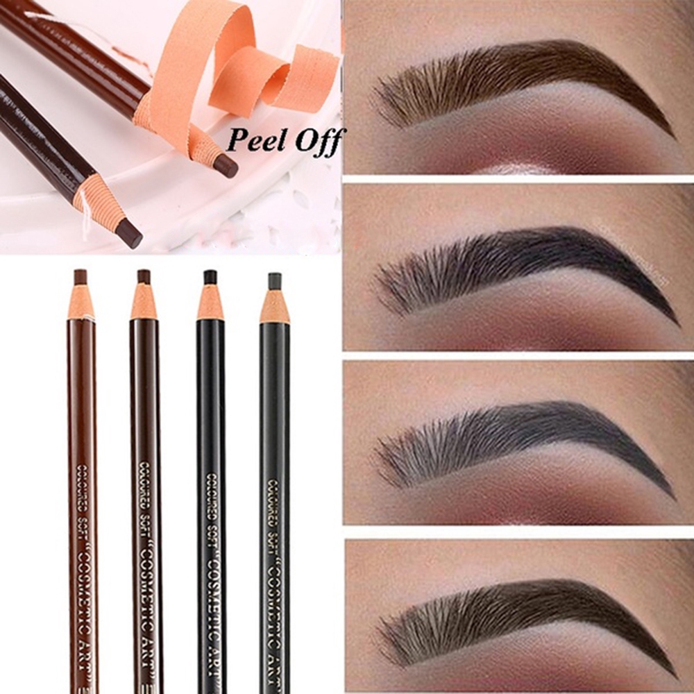 Bút Chì Xăm Lông Mày Dạng Lột Chống Nước Lâu Trôi