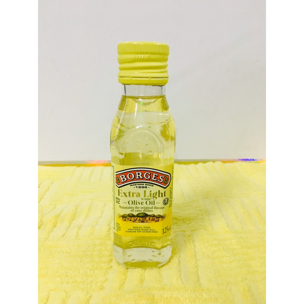 Dầu Oliu nguyên chất Borges Extra light 125ml - nhập khẩu Tây Ban Nha.