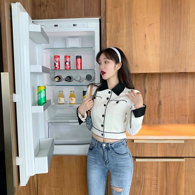 Áo khoác dáng lửng koreastyle