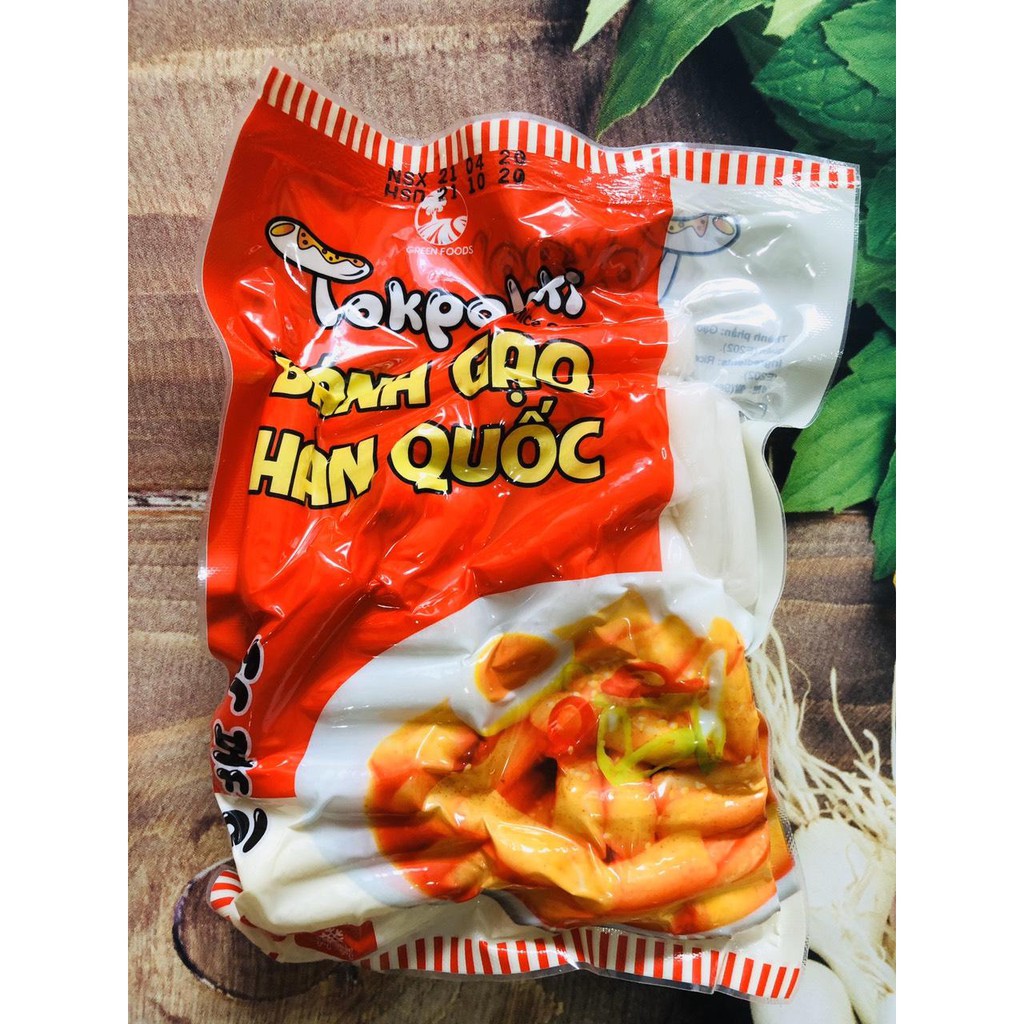 500g bánh gạo Hàn Quốc Green Foods