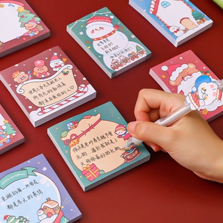 Giấy Dán Ghi Chú Hình Ông Già Noel Hoạt Hình Dễ Thương