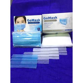 Khẩu Trang Y Tế Kháng Khuẩn 4 Lớp Hàng Công Ty, Chất Lượng, Hộp 50 cái Xanh/ Trắng- Có lớp kháng khuẩn