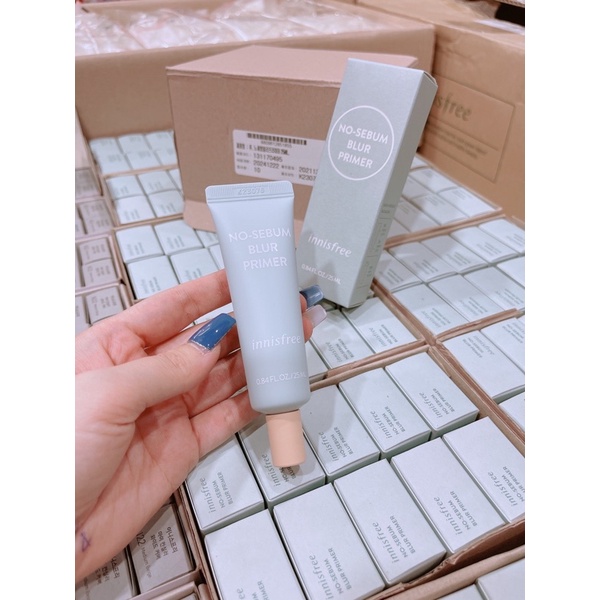 Kem Lót Kiềm Dầu, Làm Mờ Lỗ Chân Lông Innisfree No Sebum Blur Primer 25ml