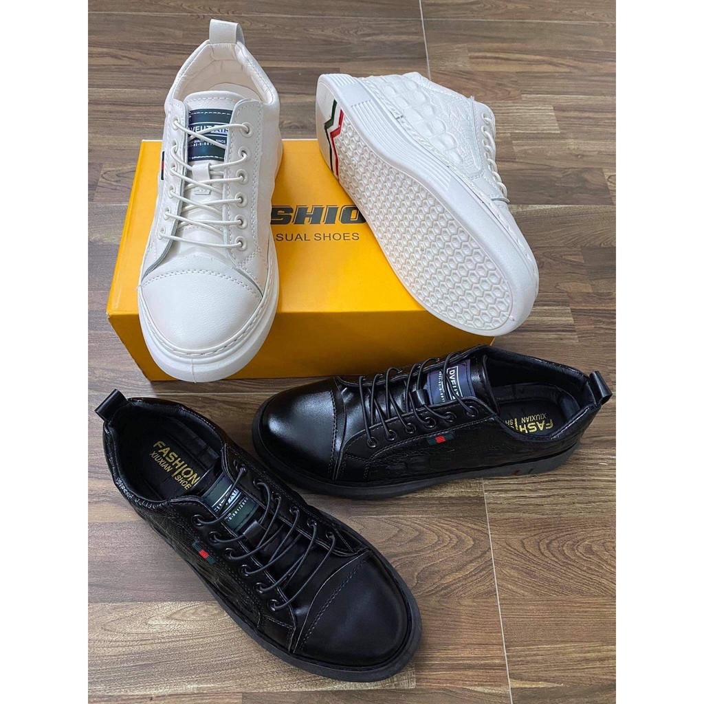 [Mã FAGREEN245 giảm tới 30K đơn 99K] (SALE SỐC DA THẬT] Giày Nam Da Bò Vân Cá Sấu - Fullboxx | BigBuy360 - bigbuy360.vn