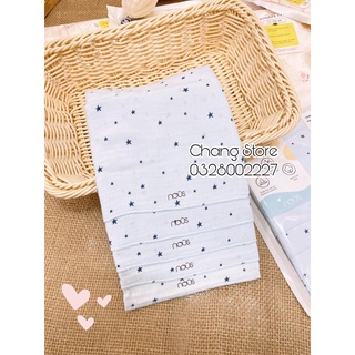 Sét 5 khăn sữa NOUS kích thước 30*30