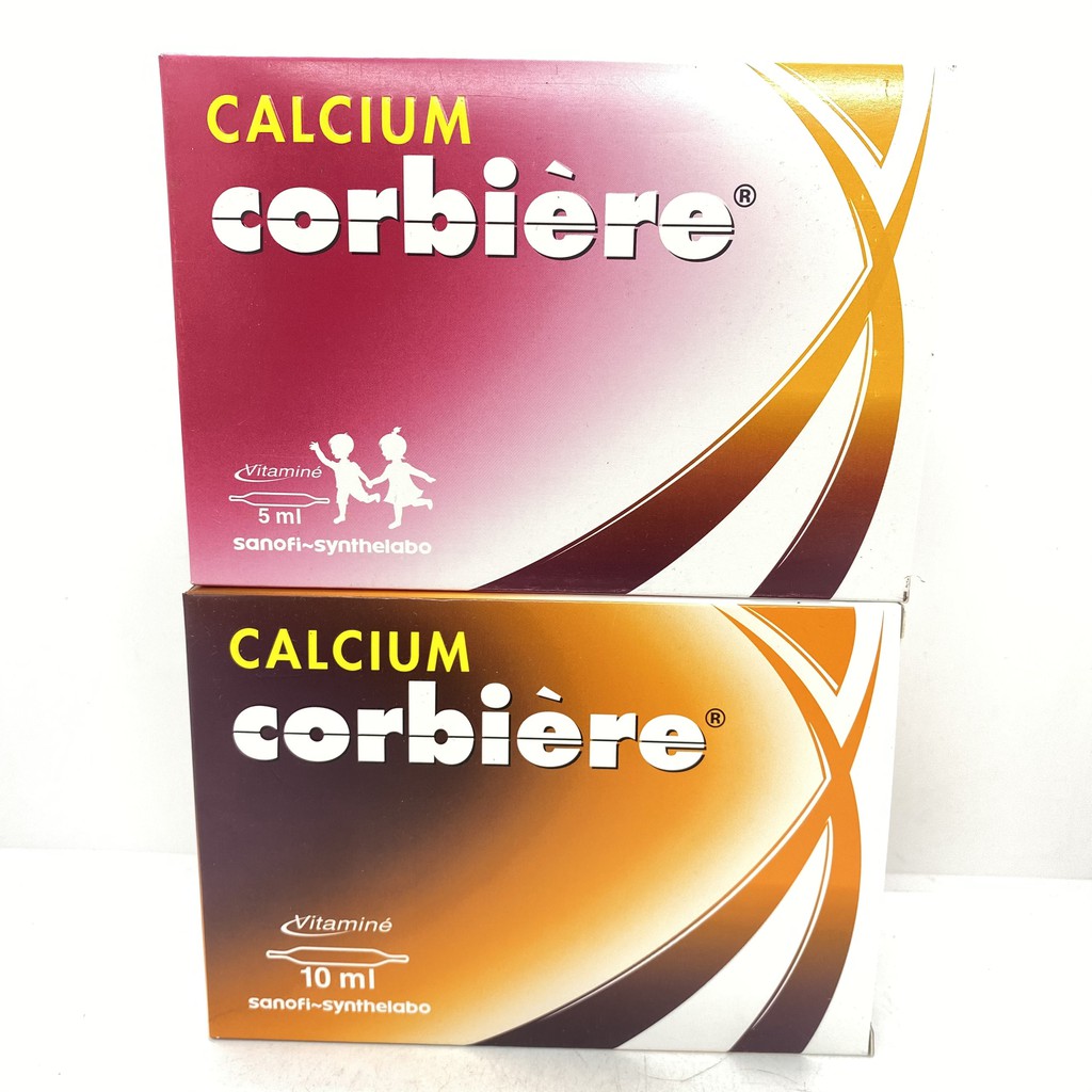 Calcium Corbiere 5ml & 10ml- Bổ sung canxi hộp 30 ống | Thế Giới Skin Care