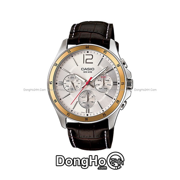 Đồng Hồ Nam Casio MTP-1374L-7A Dây Da Nhiều Màu.