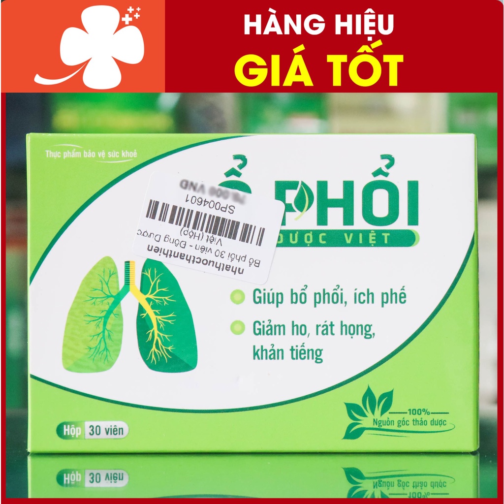 Bổ Phổi Đông Dược Việt - Hỗ trợ bổ phế, tăng cường hệ hô hấp (Dạng ống và viên)