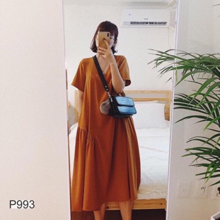 Đầm suông phom dài bigszie 60kg-90kg