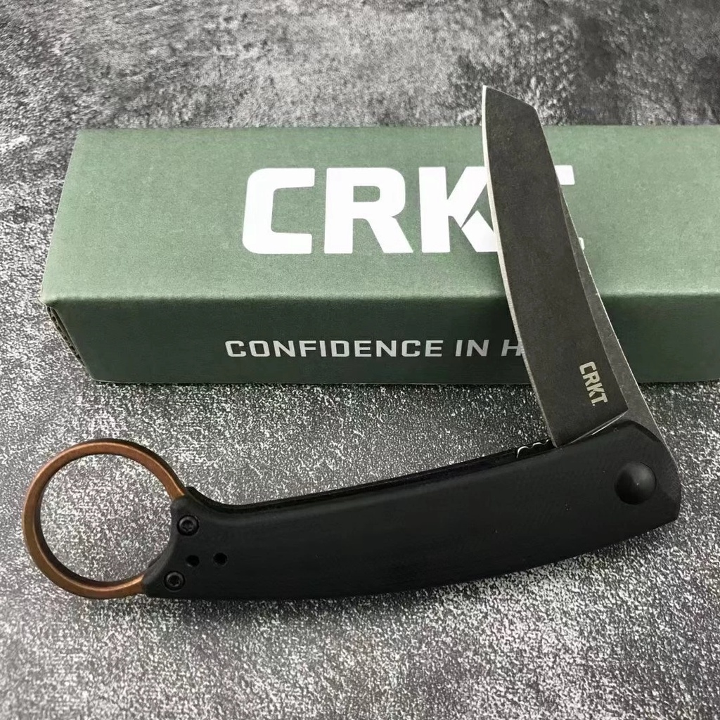 CRKT-7150 Gấp G10 Xử lý D2 Tấm sống còn Cắm trại ngoài trời Công cụ EDC đa chức năng