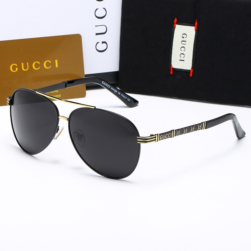 2021👓 Kính Mát Thương Hiệu Gucci Kiểu Dáng Cổ Điển Dành Cho Cả Nam Và Nữ 🔥Kính Mát Phổ Biến🔥 Kính Râm Lái Xe GG