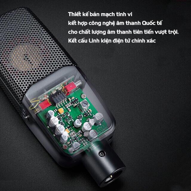 Mic Thu Âm Takstar TAK55 Cao Cấp Chạy Nguồn 48V Cho Các Sound Card Để Ghi Âm , Livestream , Karaoke , Mic Chống Nhiễu