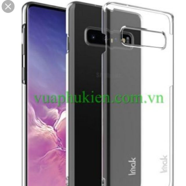 Ốp lưng galaxy s10/s10 plus trong suốt hiệu imak phủ nano không ố vàng