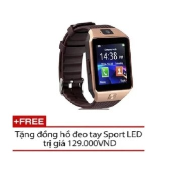 Điện thoại Đồng hồ DZ09 - Hàng nhập khẩu + Tặng 1 đồng hồ đeo tay Sport LED